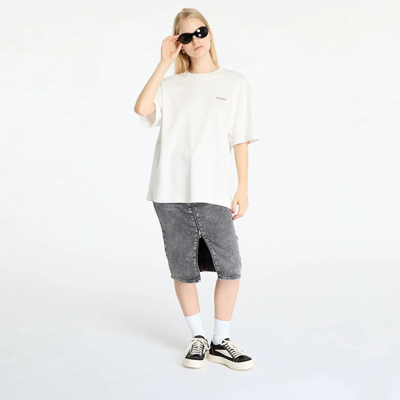 FOOTSHOP FTSHP METAL GLASS BOX TSHIRT UNISEX WHITE XS