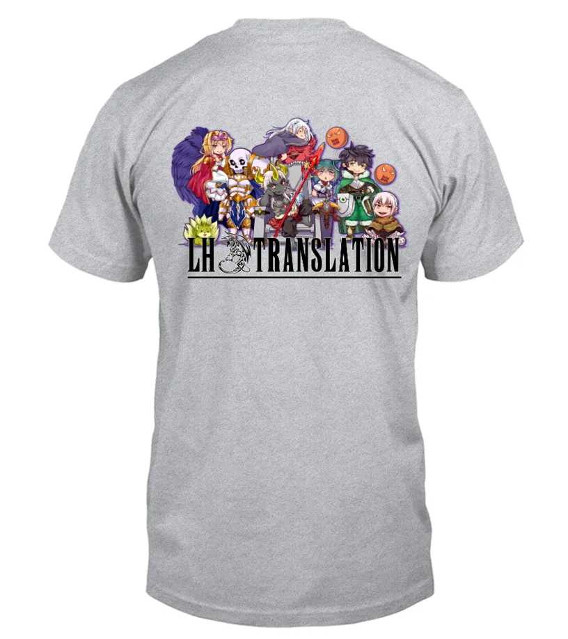 FRONT LOGO  BACK FULL COLOR ISEKAI CAMISETA CUELLO REDONDO UNISEX