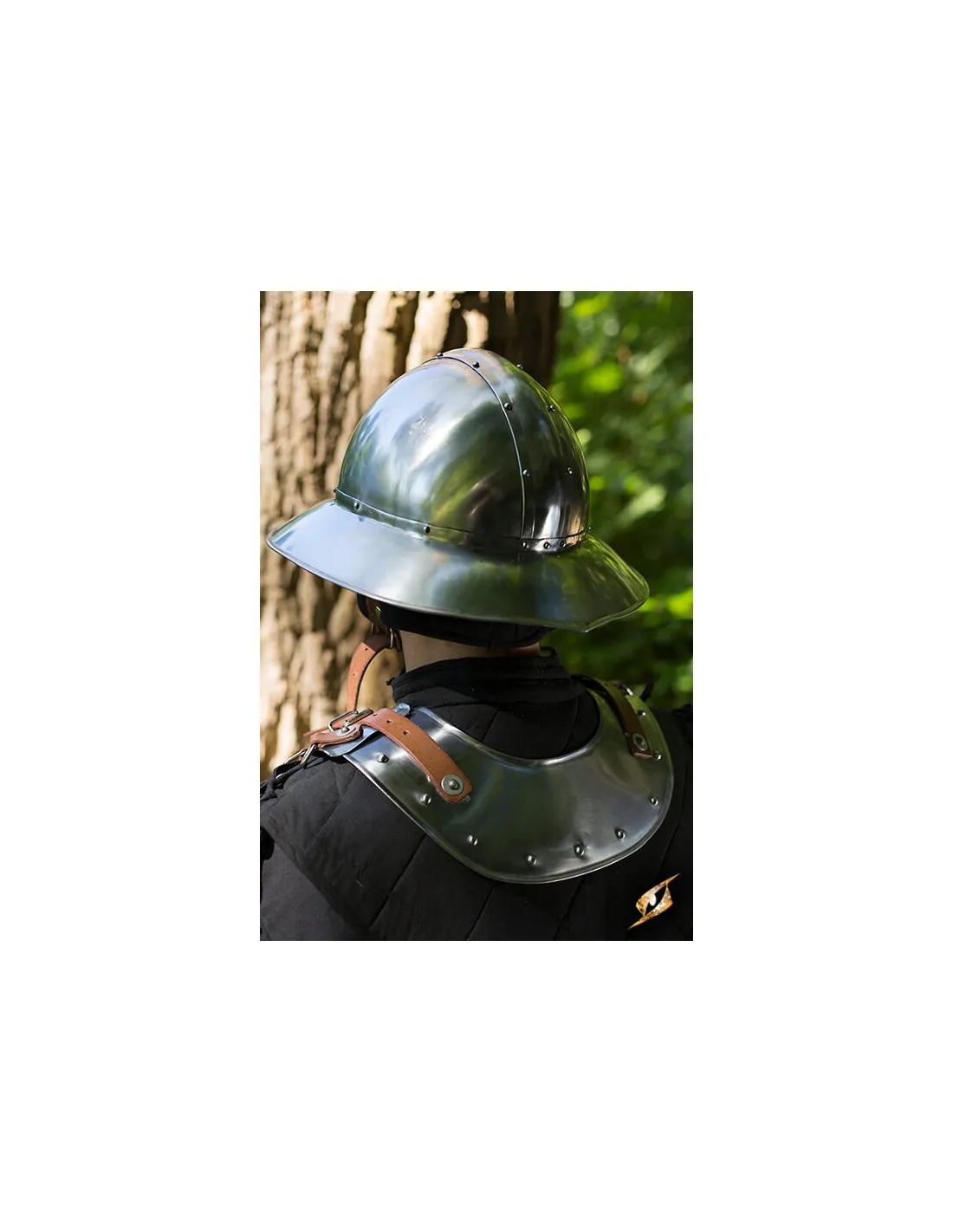Gorjal de guerrero medieval ajustable