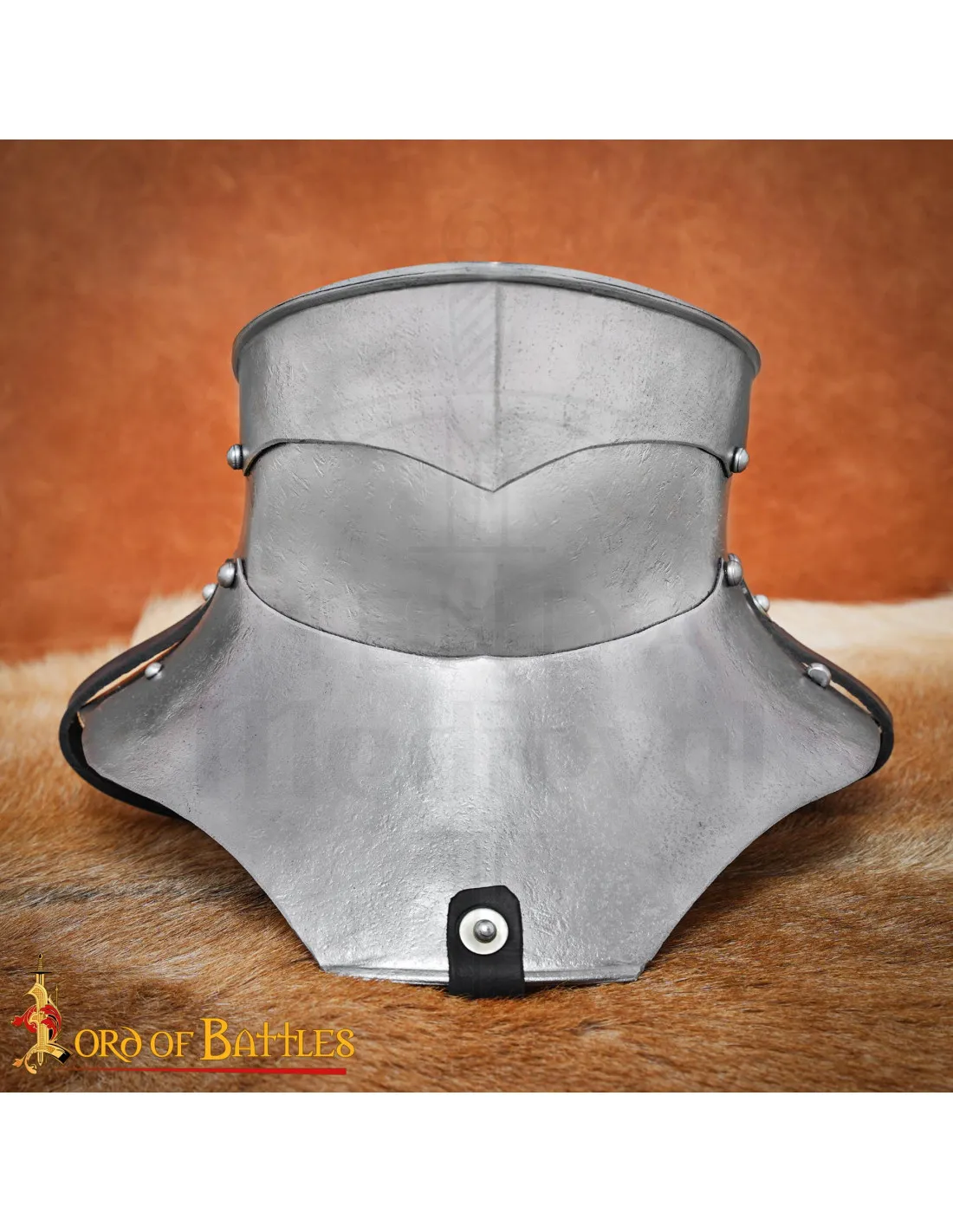 Gorjal medieval acero modelo Garf