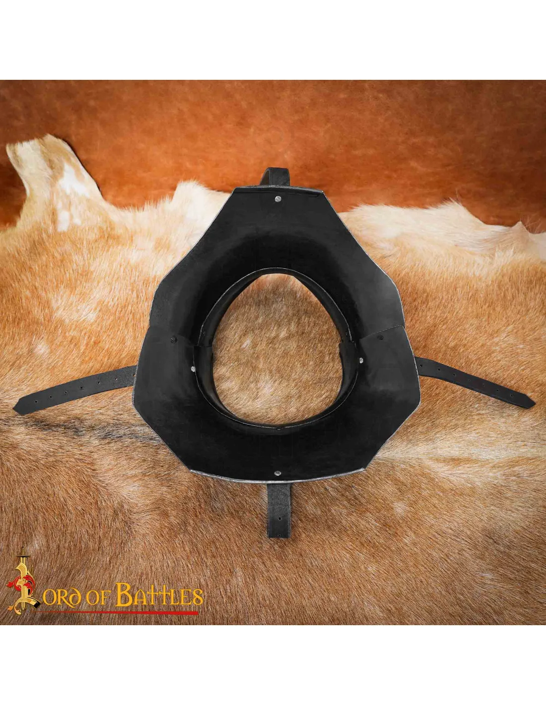 Gorjal medieval acero modelo Garf