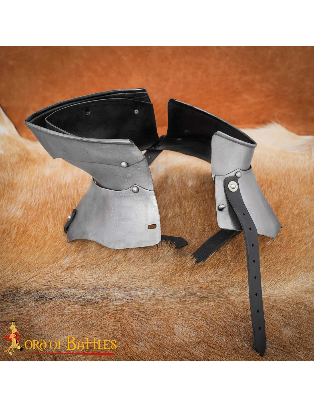 Gorjal medieval acero modelo Garf