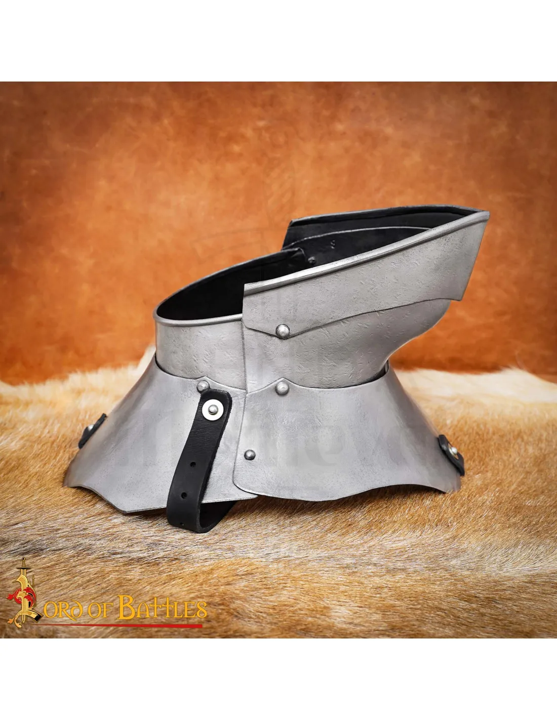 Gorjal medieval acero modelo Garf