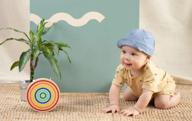 Gorra azul para verano de niño colección Summertime