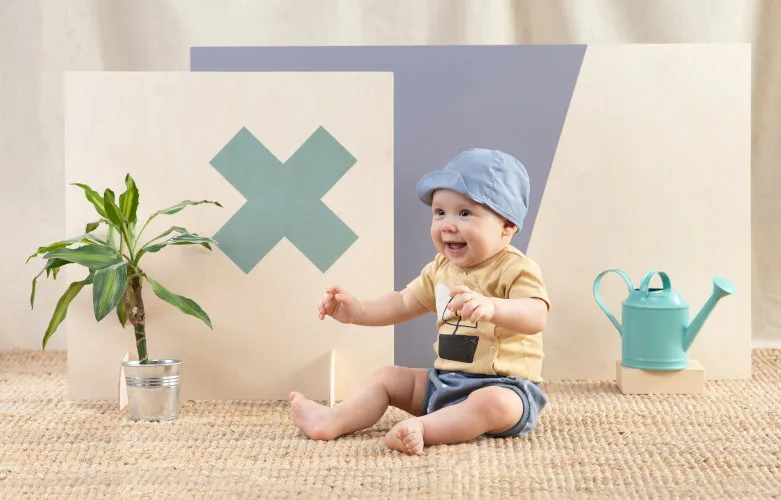 Gorra azul para verano de niño colección Summertime
