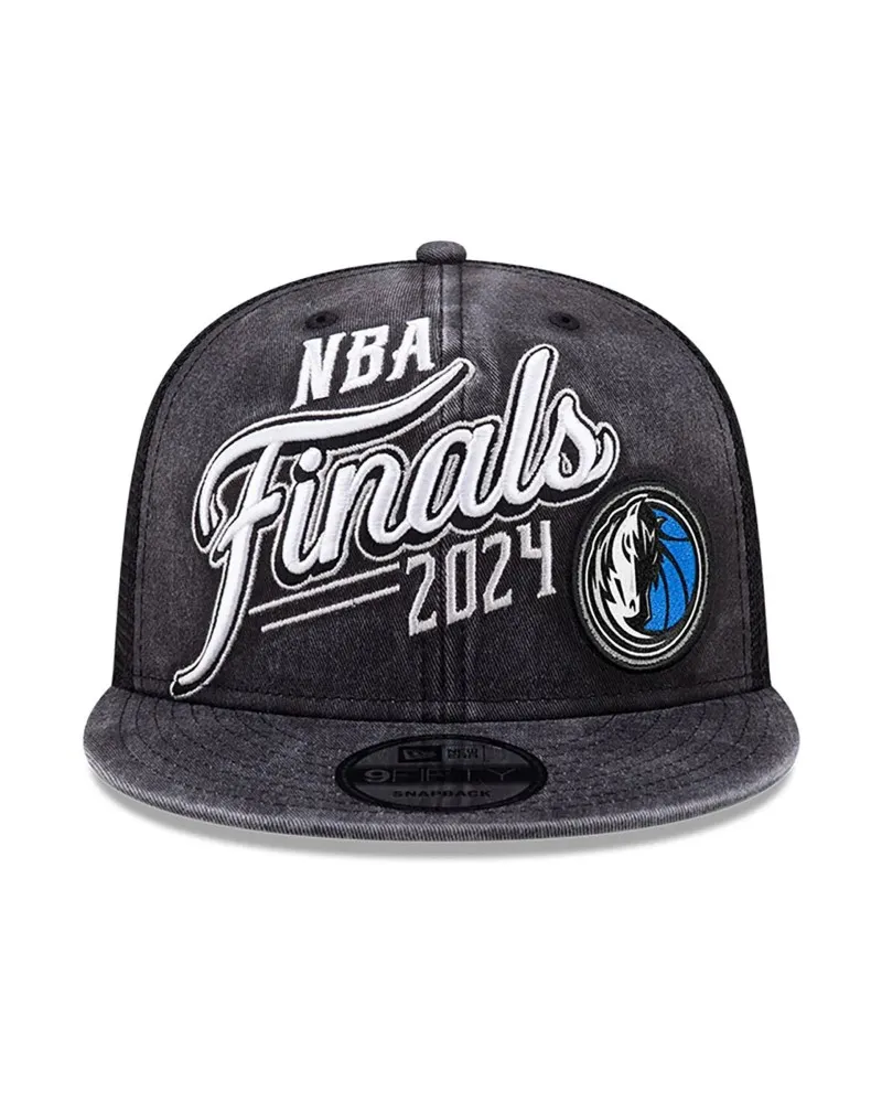 GORRA NEW ERA NEGRA GASTADA MAVERICKS NBA24 FINLAS 950 DALMAV