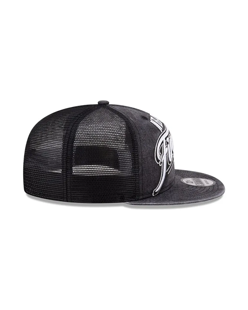 GORRA NEW ERA NEGRA GASTADA MAVERICKS NBA24 FINLAS 950 DALMAV