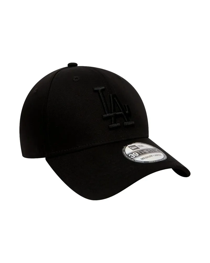 GORRA NEW ERA NEGRA LA DODGERS LEAGUE ESSENTIAL 39 THIRTY LOSDOD