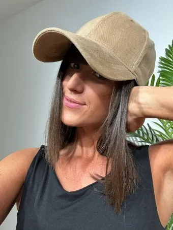 Gorra Tela JAXTON Camel