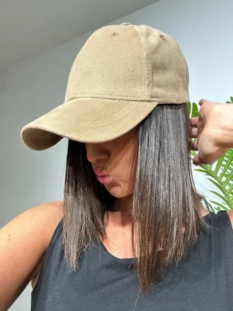 Gorra Tela JAXTON Camel
