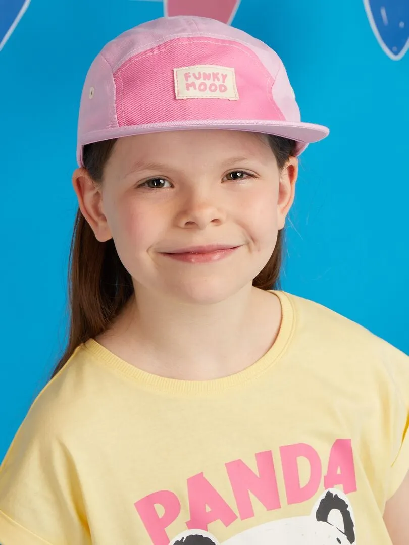 GORRA TIPO TRUCKER CON MENSAJE  ROSA