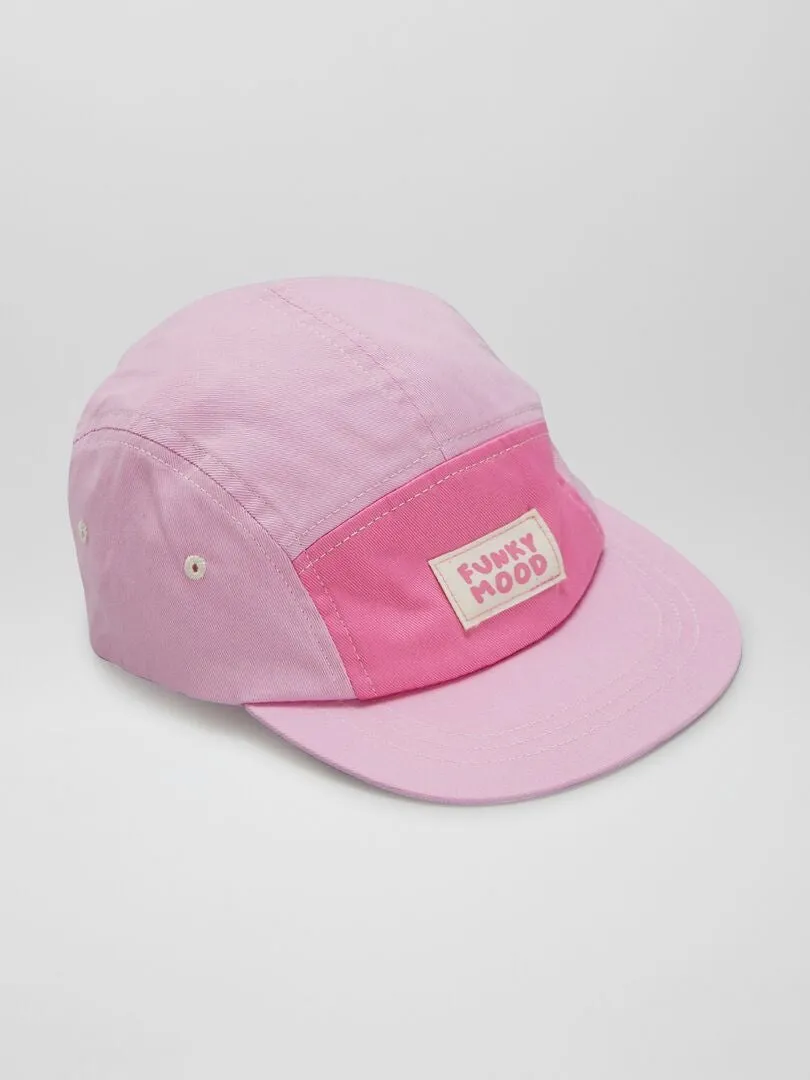 GORRA TIPO TRUCKER CON MENSAJE  ROSA