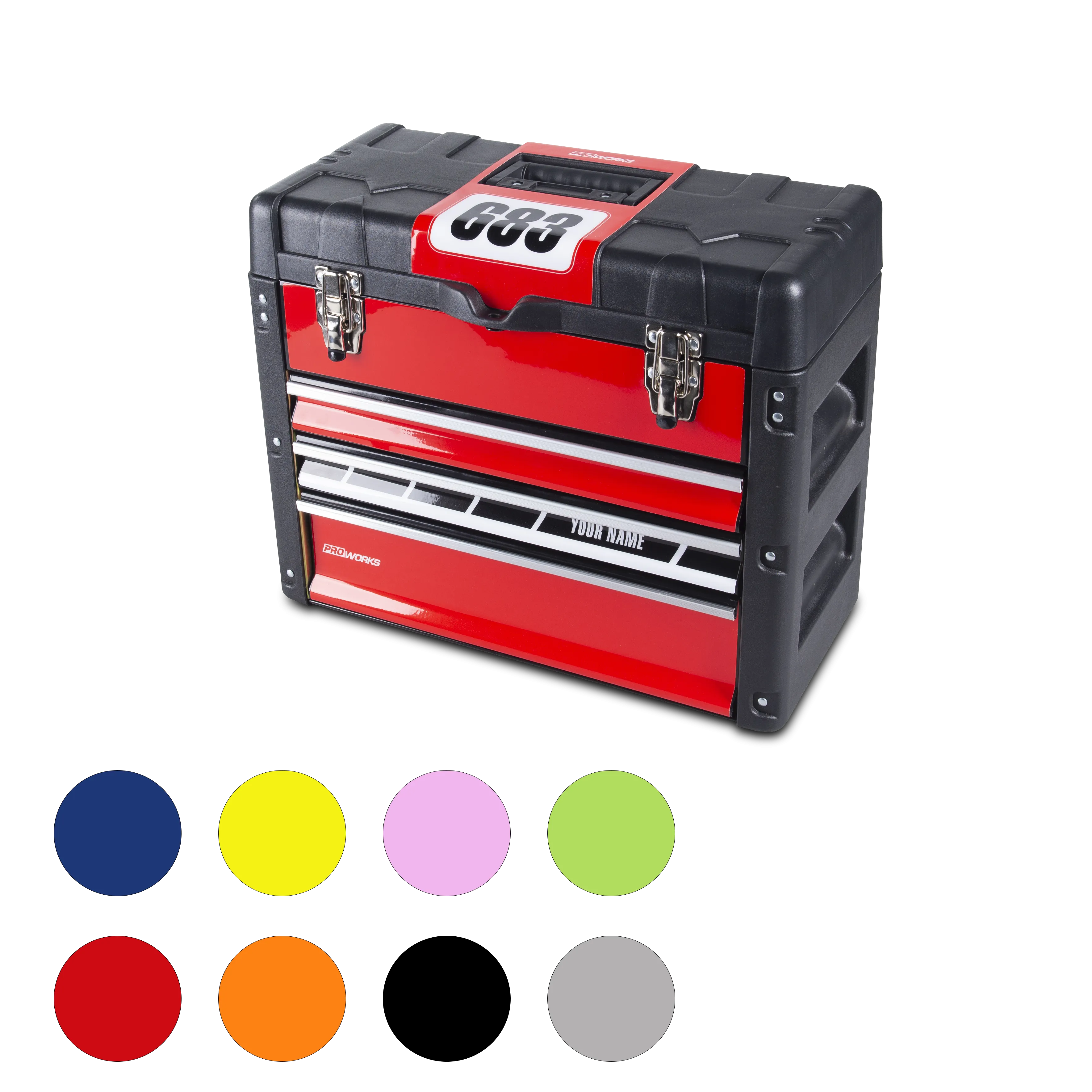 GRáFICOS RETRO CAJA HERRAMIENTAS PROWORKS 49X3 RETRO