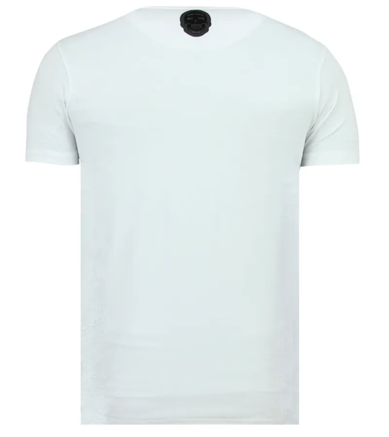 HOMBRE ICONS CAMISETAS  CAMISETAS DIVERTIDAS  6361W  BLANCO