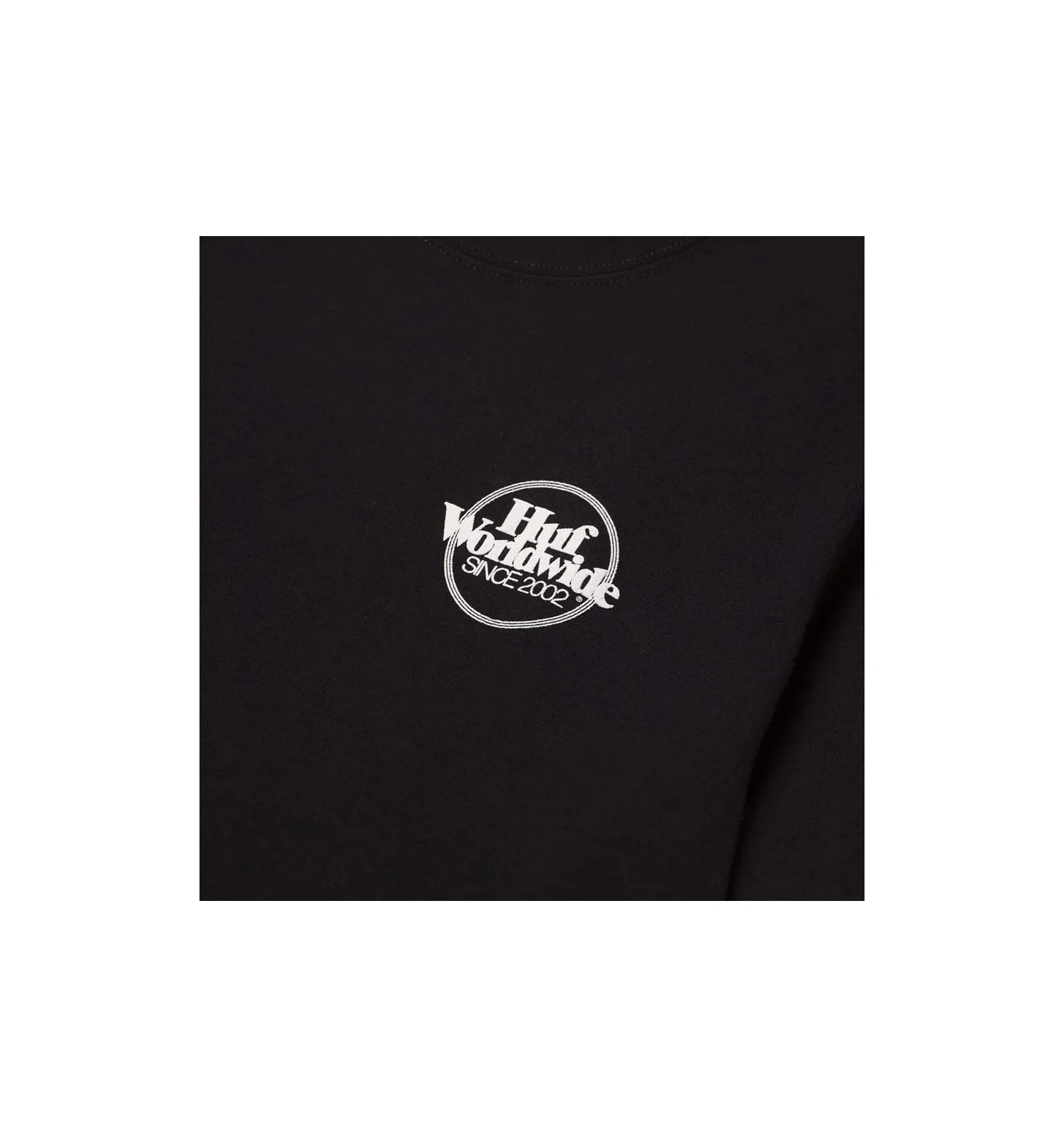 HUF ISSUES LOGO PUFF S/S TEE BLACK