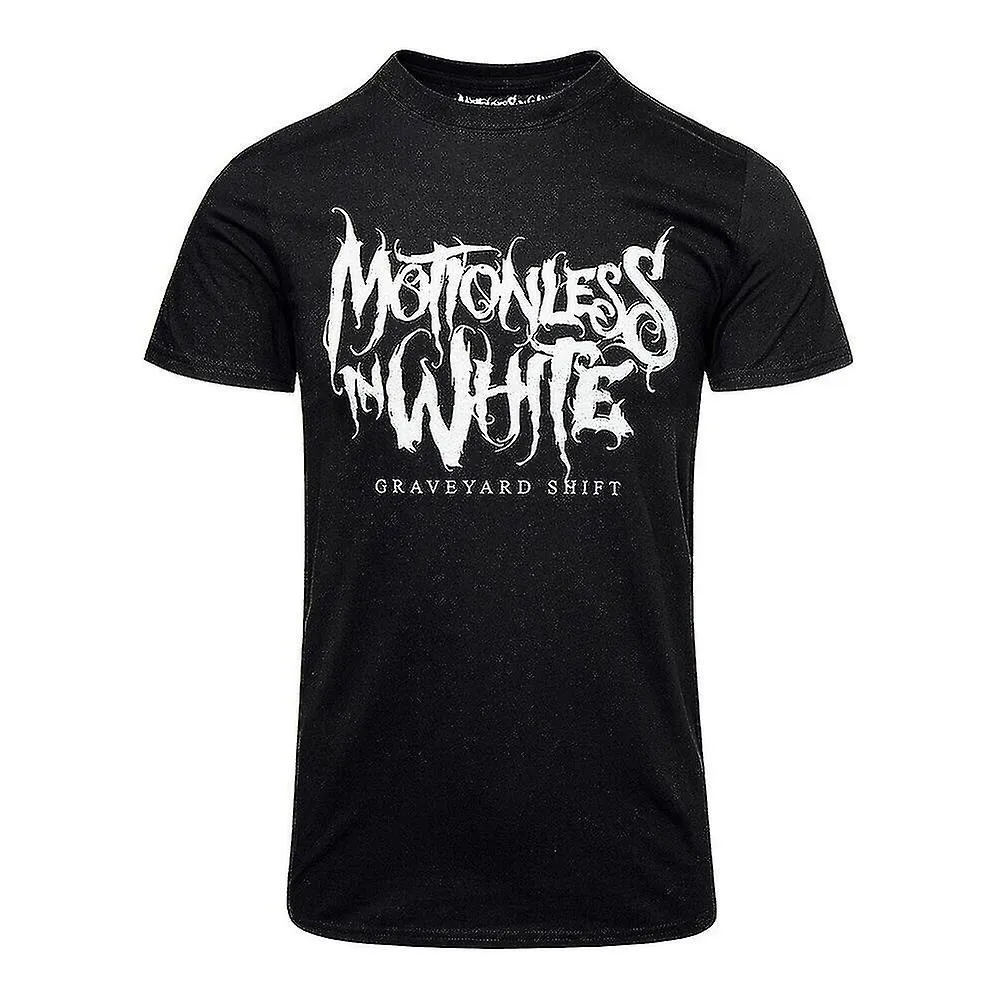 INMóVIL EN BLANCO UNISEX ADULTO CEMENTERIO SHIFT TSHIRT