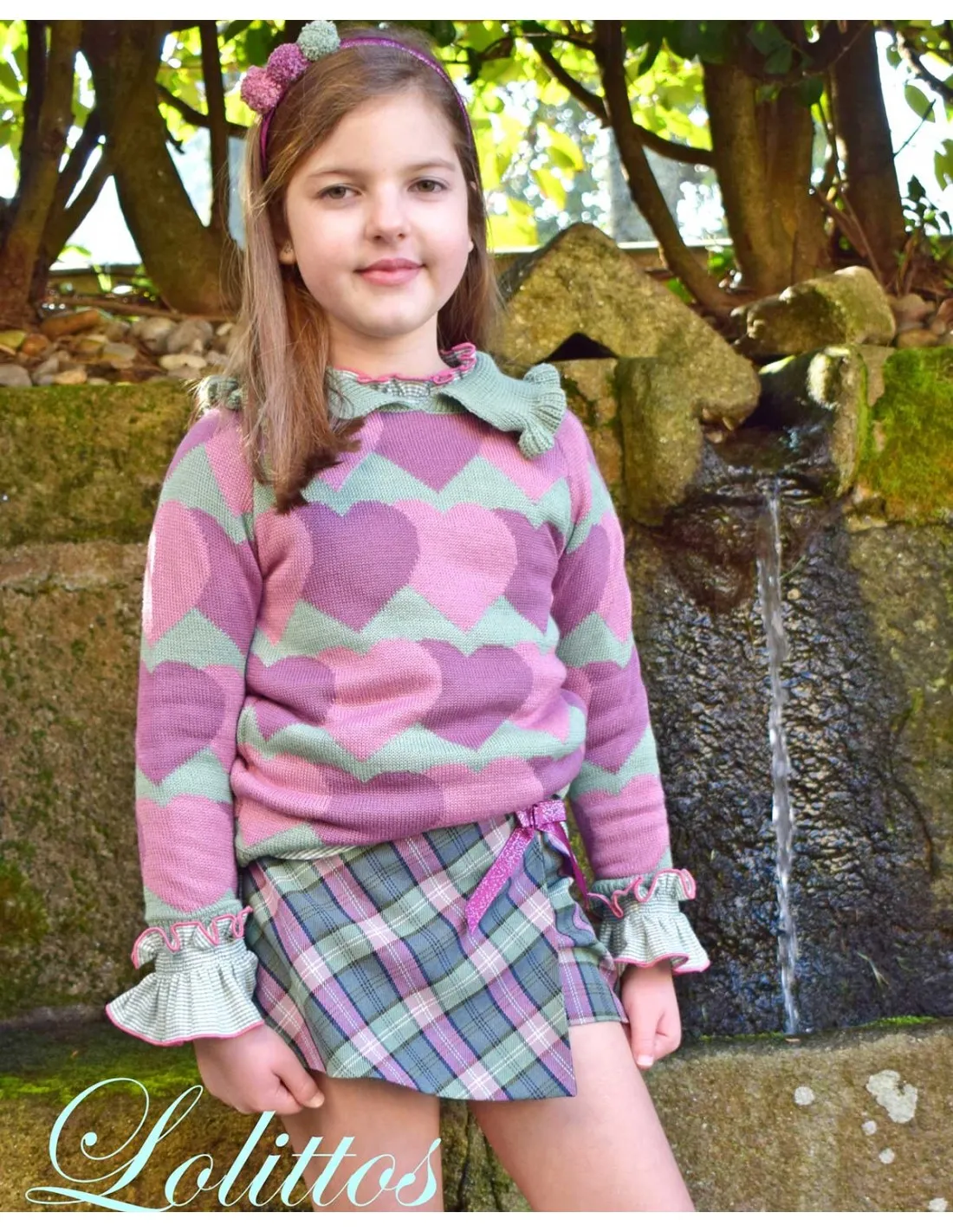 Jersey Niña Corazones Colección Travel Lolittos