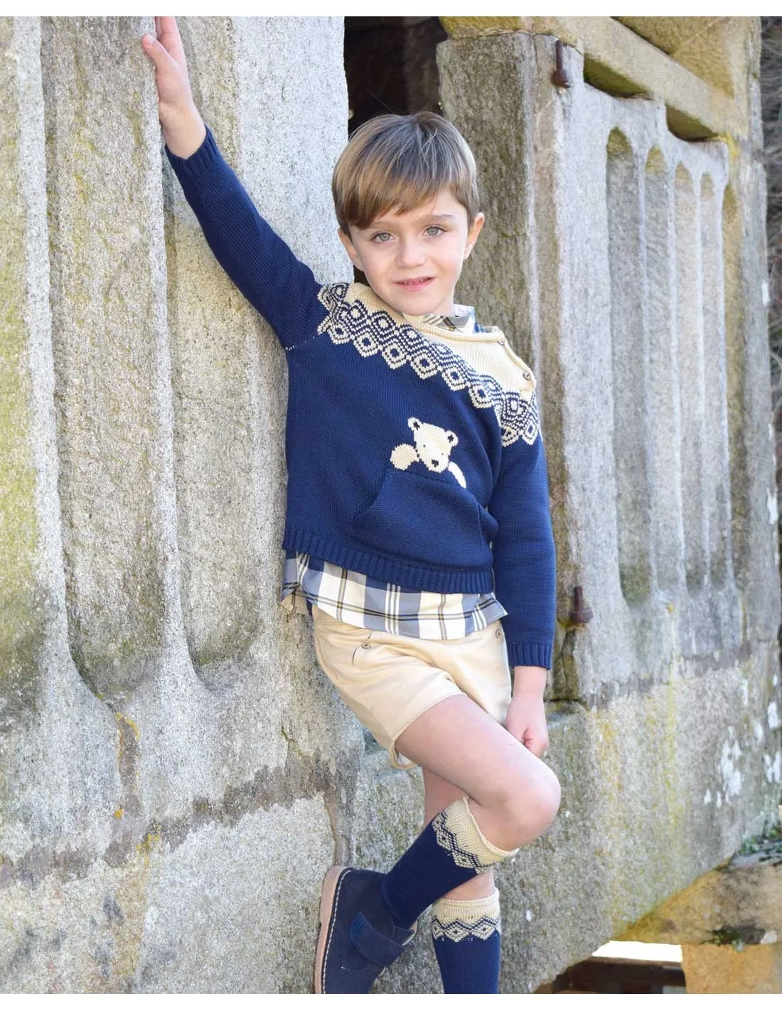 Jersey Niño Marino Colección Teddy de Lolittos