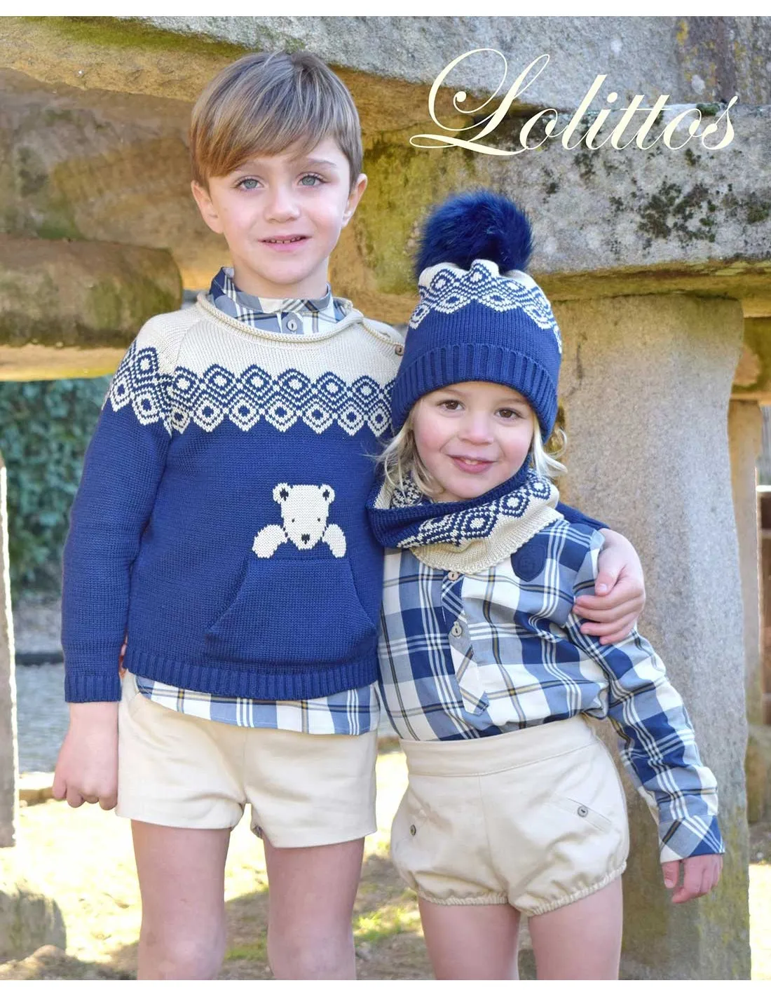 Jersey Niño Marino Colección Teddy de Lolittos