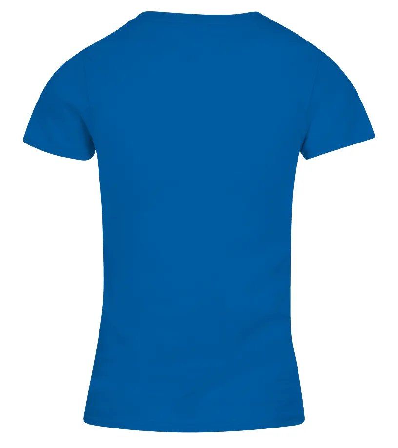 JUST A GIRL WHO LOVES CHRIS NORMAN Camiseta cuello pico Mujer