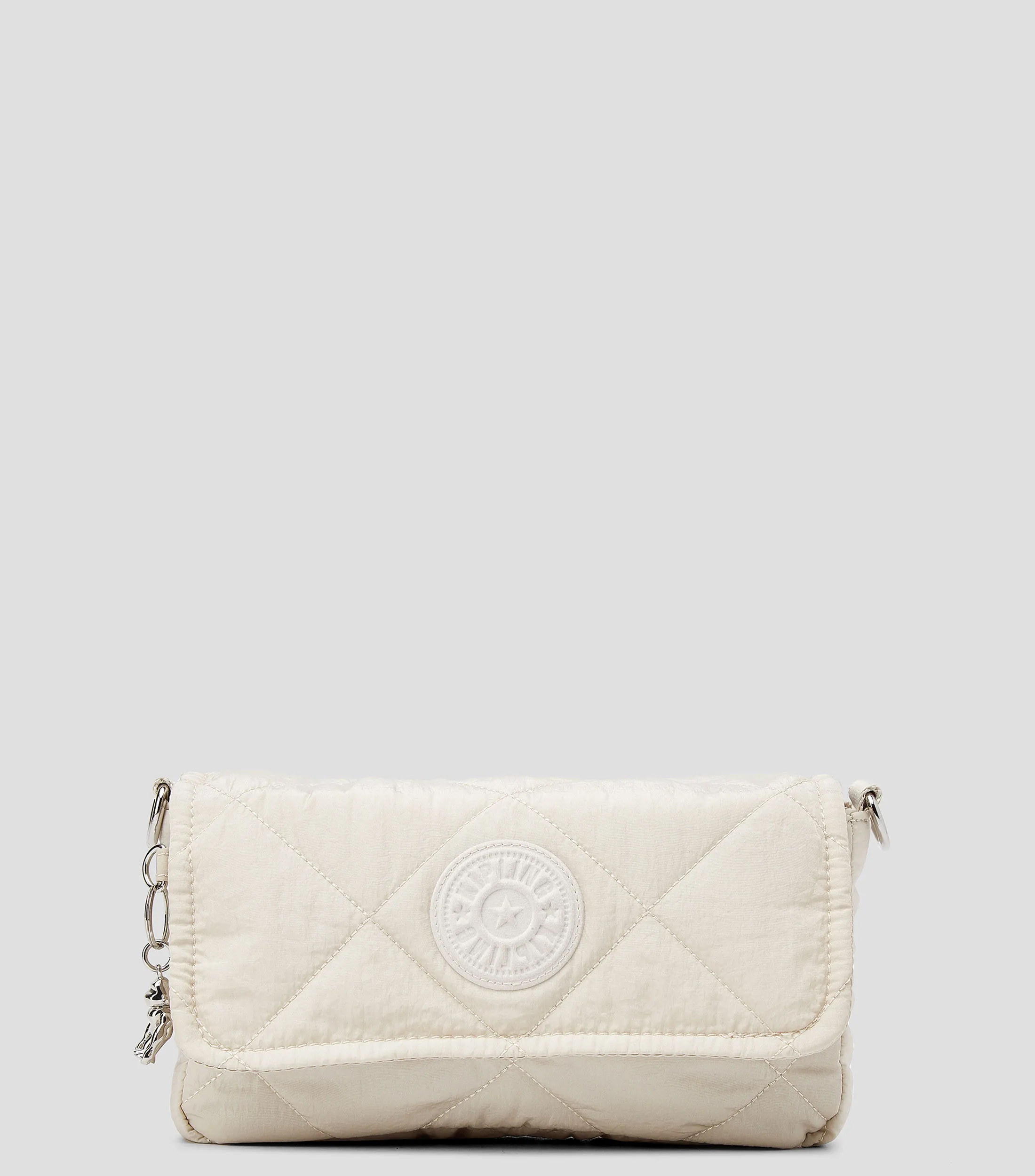 Kipling Bolso shoulder Aras Airy beige liso Mujer