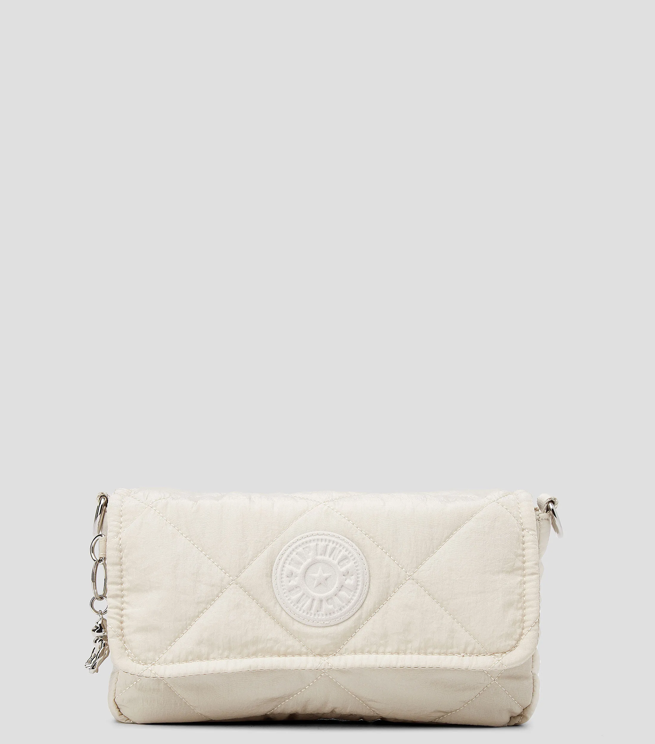 Kipling Bolso shoulder Aras Airy beige liso Mujer