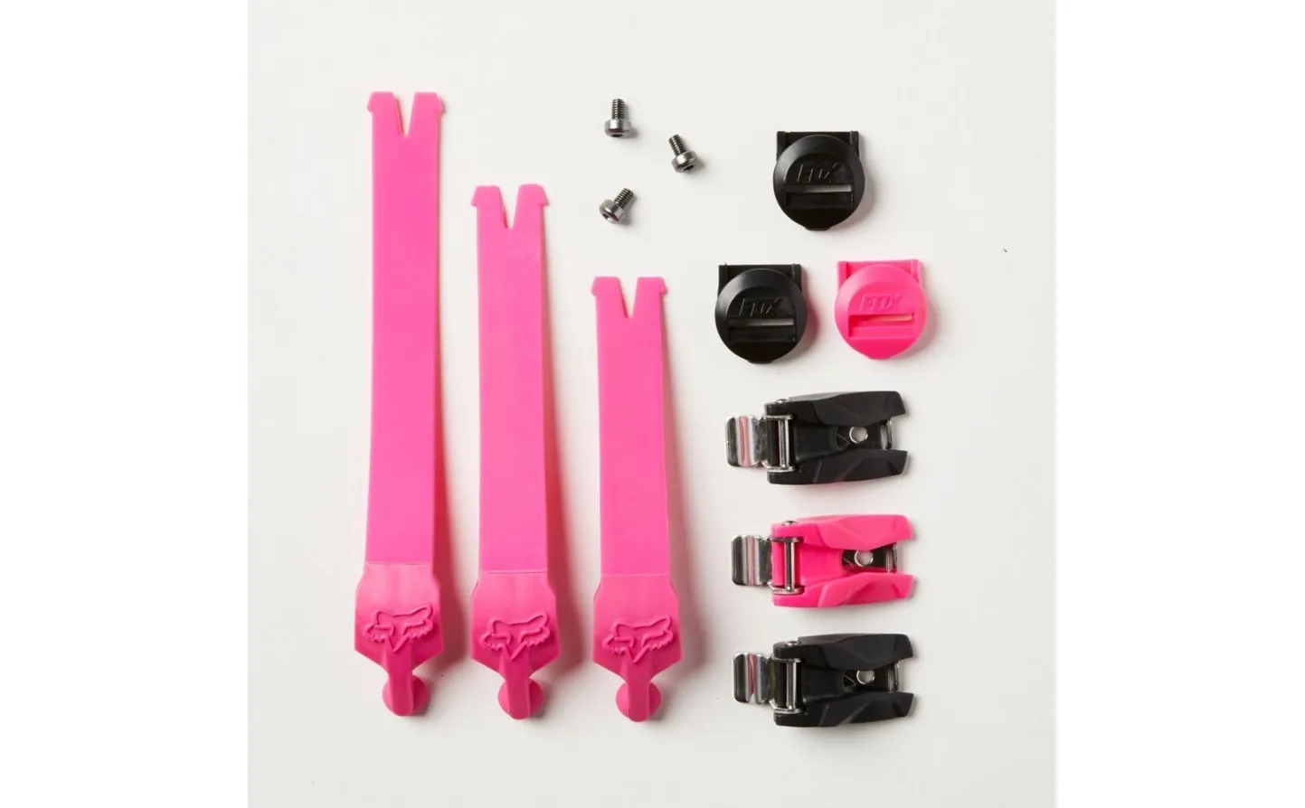 KIT FOX INFANTIL HEBILLA / PASADOR / CORREA COMP ROSA NEGRO |27691285|