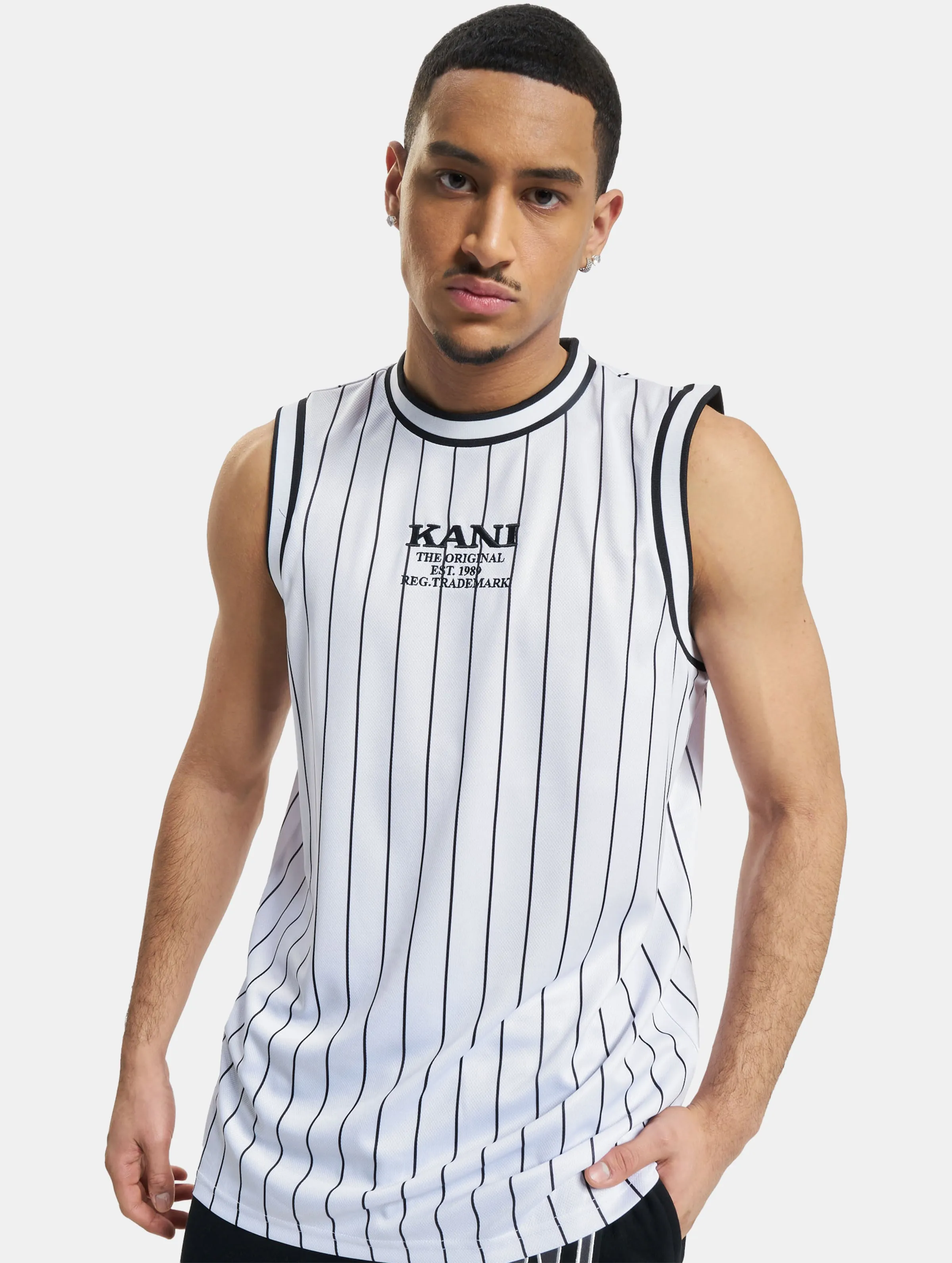 KK Retro Pinstripes Basketball Tank