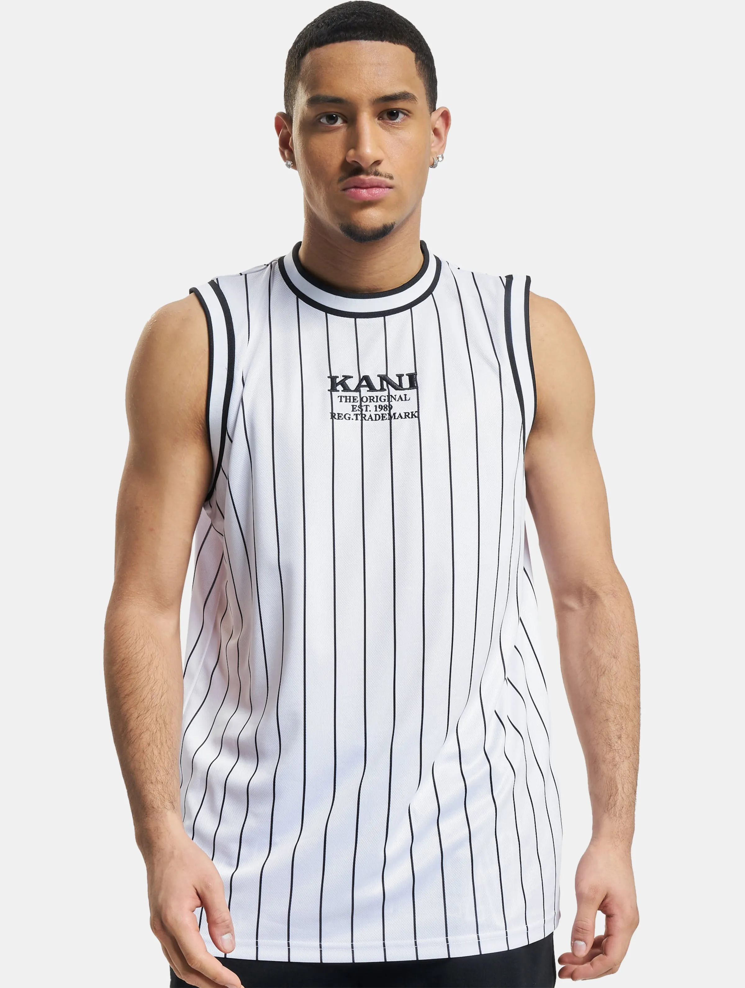 KK Retro Pinstripes Basketball Tank