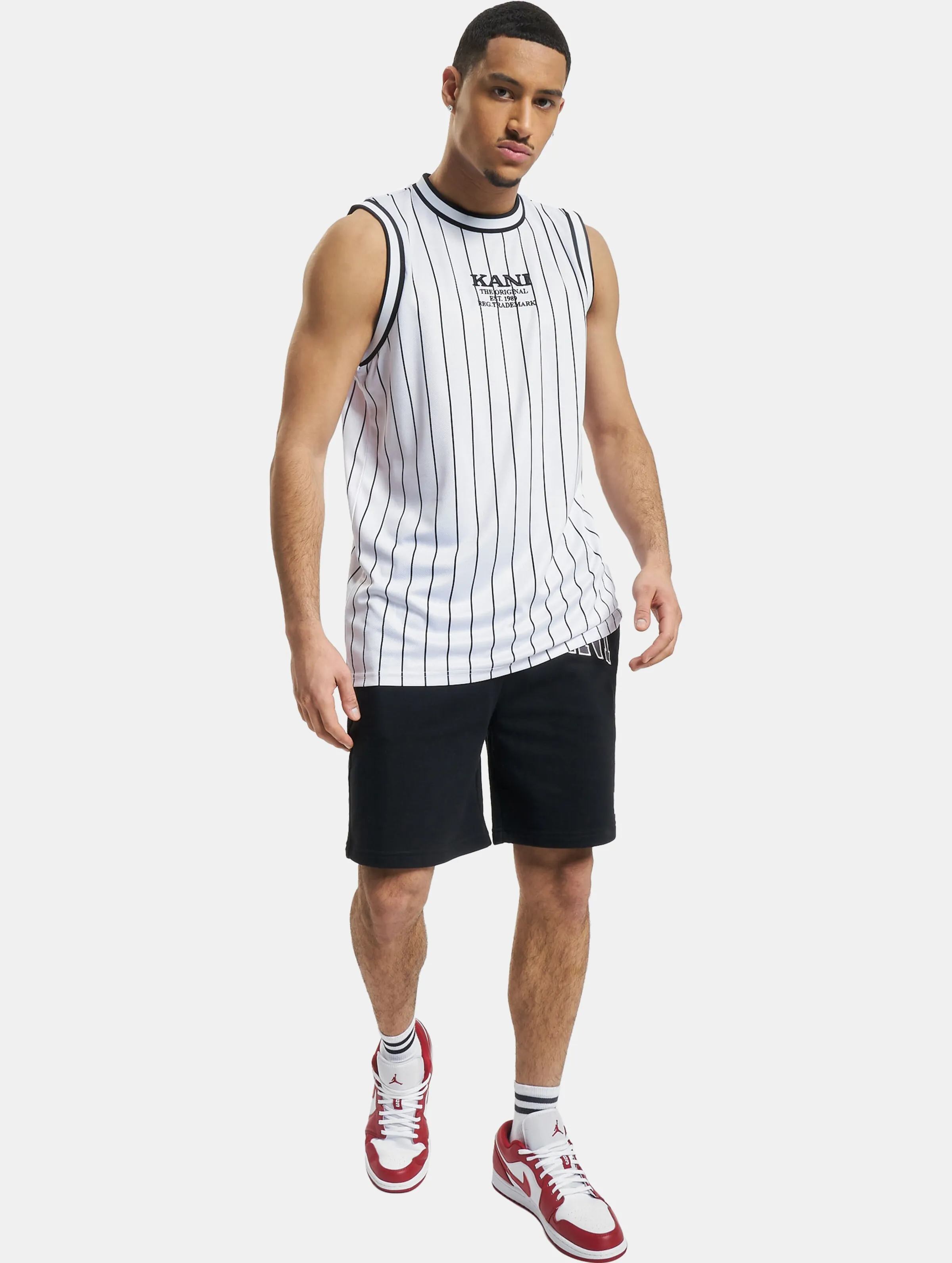 KK Retro Pinstripes Basketball Tank