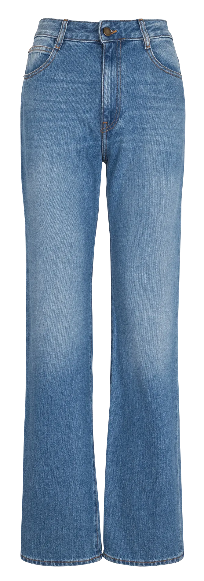 KOOKAI ANGIE  PANTALóN RECTO DE ALGODóN EN AZUL