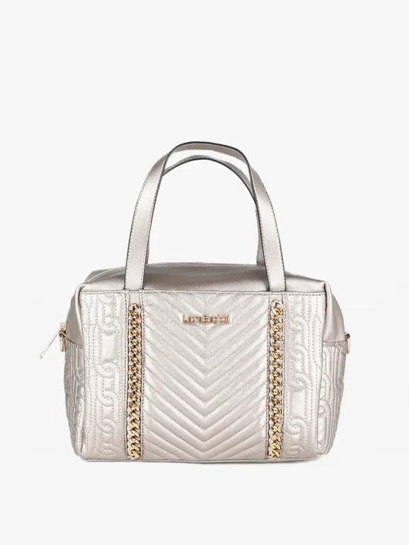 Laura Biagiotti Bolso baúl de mujer con cadenas.