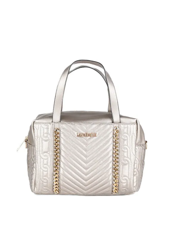 Laura Biagiotti Bolso baúl de mujer con cadenas.