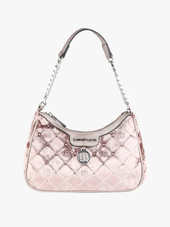 Laura Biagiotti Bolso de mujer con pedrería.