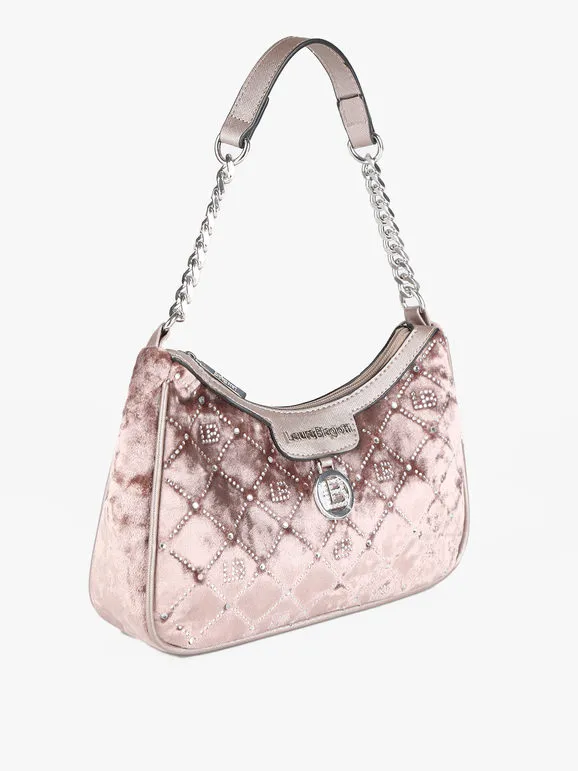 Laura Biagiotti Bolso de mujer con pedrería.