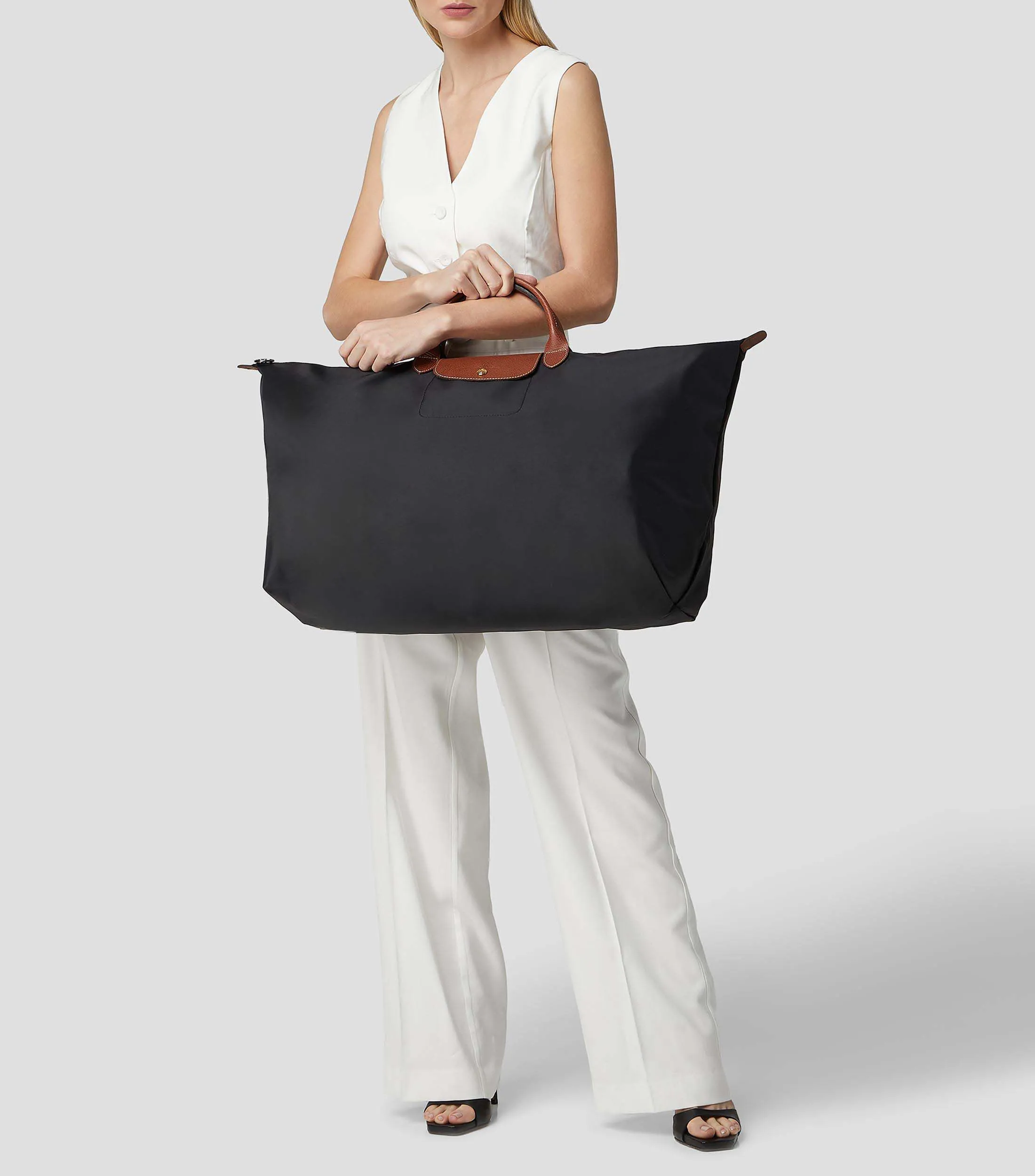 Longchamp Bolso Tote Negro Le Pliage Original Mujer