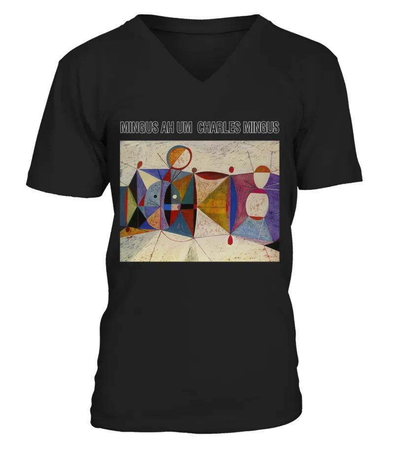 M500380BK. CHARLES MINGUS, 'MINGUS AH UM' CAMISETA CUELLO EN V UNISEX