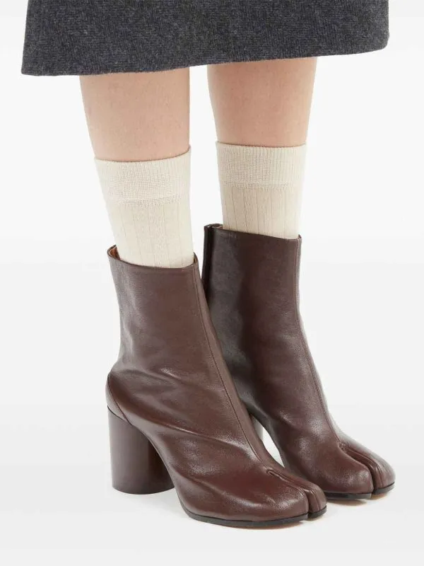 MAISON MARGIELA BOTINES  ROJO OSCURO
