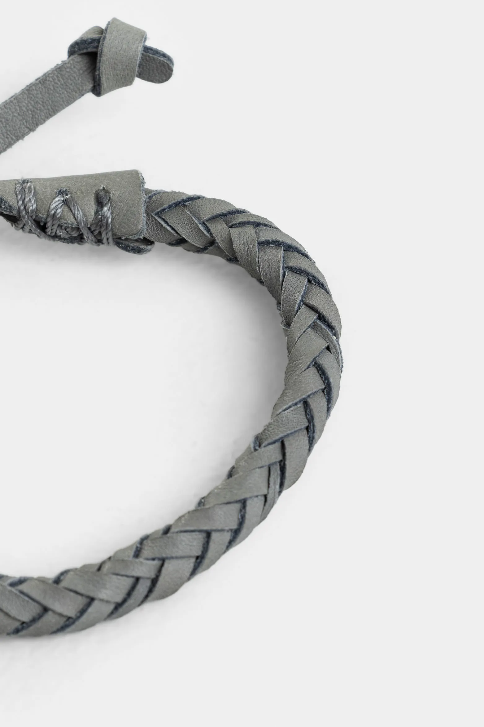 Manilla brooklyn de cuero para hombre trenzado artesanal