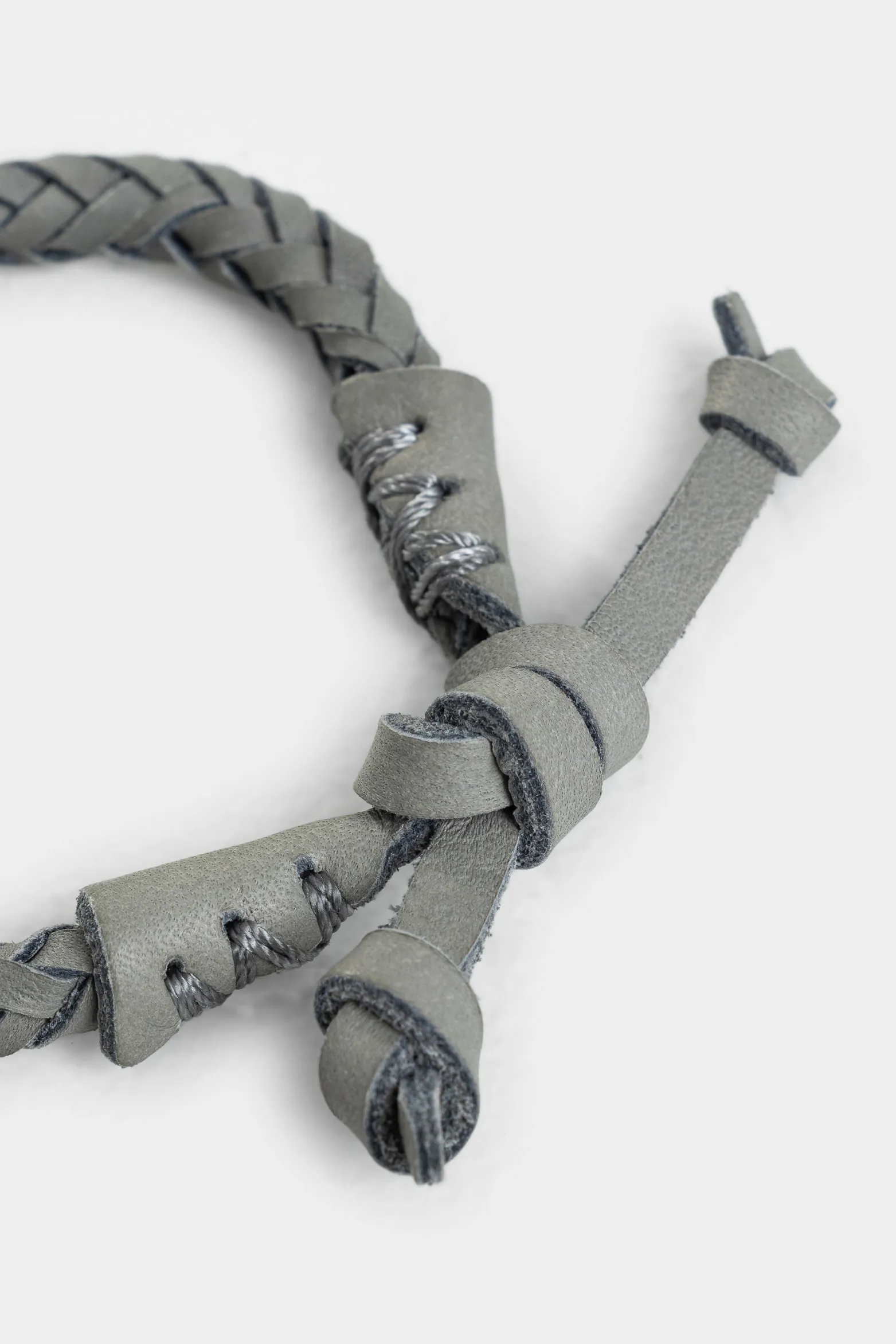 Manilla brooklyn de cuero para hombre trenzado artesanal