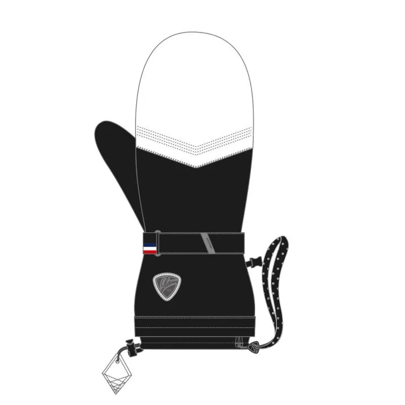 Manoplas de esquí Racer MELY4 (Blanco/Negro) mujer