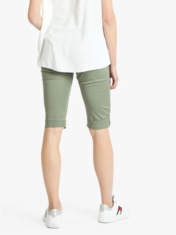 Max & Liu Pantalón cropped de mujer en algodón
