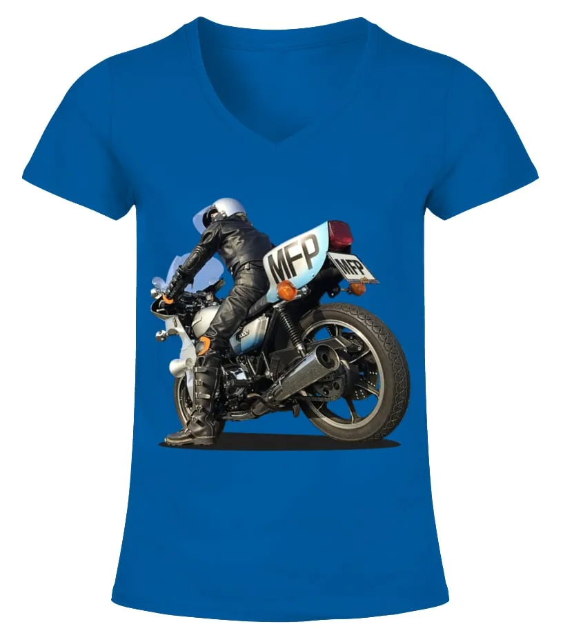 MDMX1070BL. MAD MAX CAMISETA CUELLO PICO MUJER