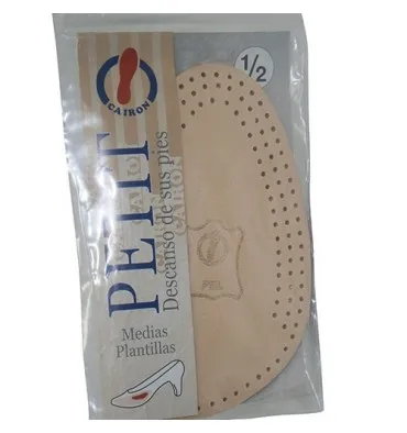 Medias plantillas de cuero Cairon en cuero