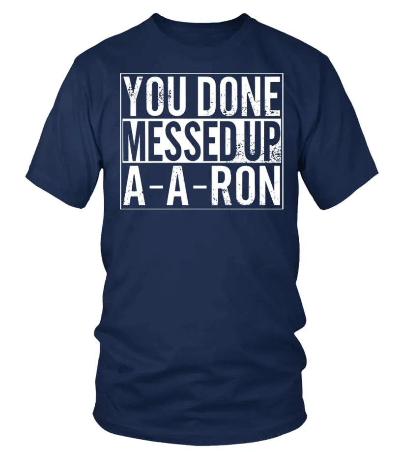  Men S Men S Ya Done Messed Up T shirt  Funny T shirt Large Slate Camiseta cuello redondo Unisex
