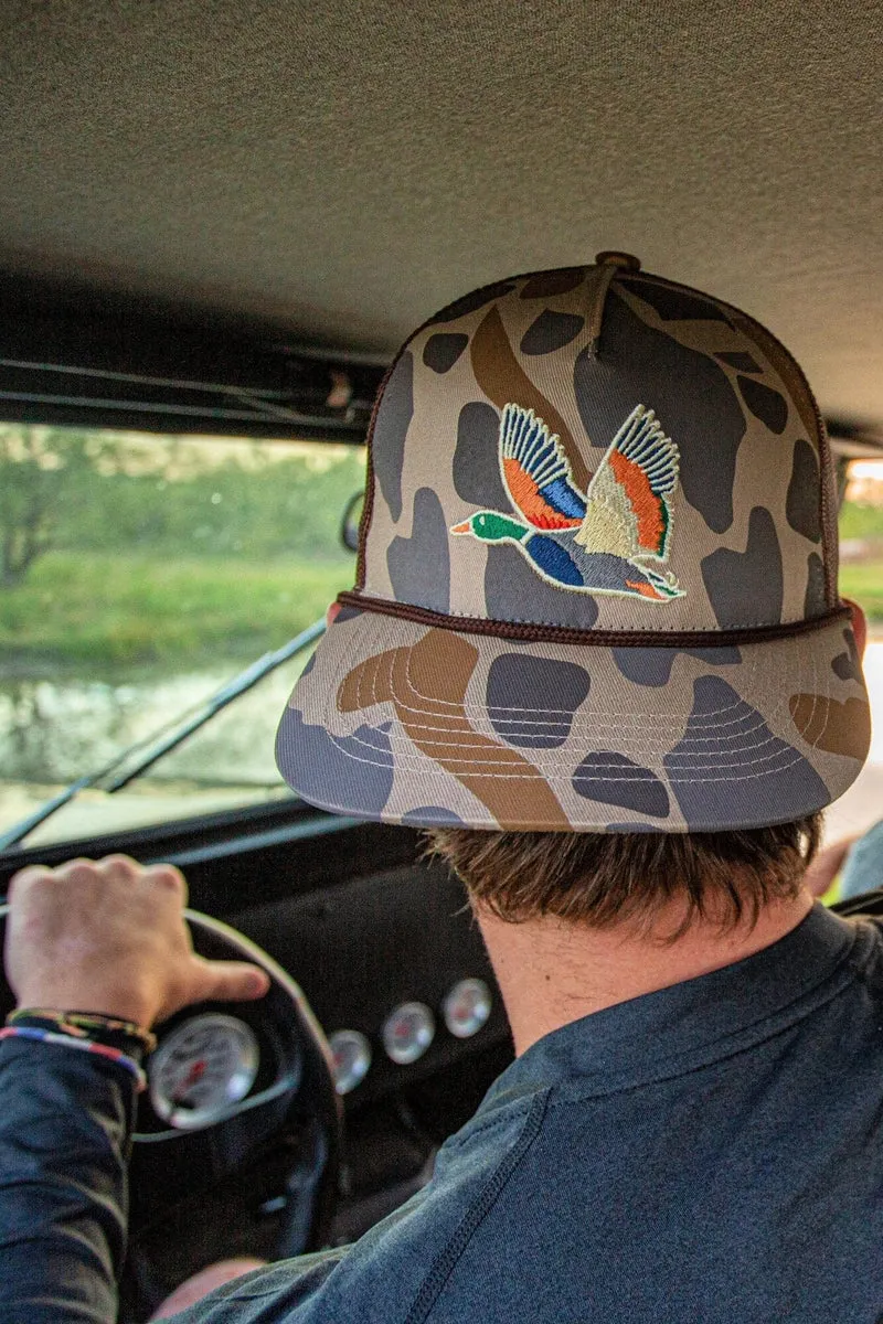 MEN'S BURLEBO RETRO CAMO DUCK CAP