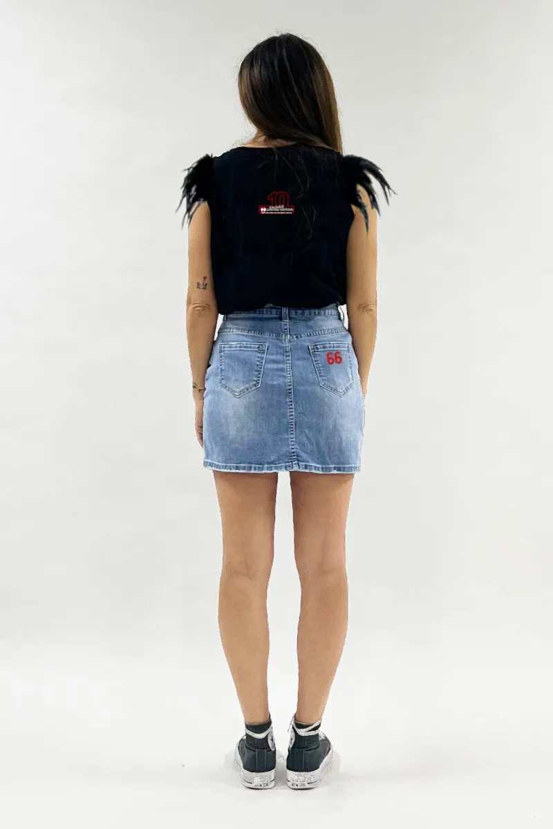 Minifalda denim de mujer STAY
