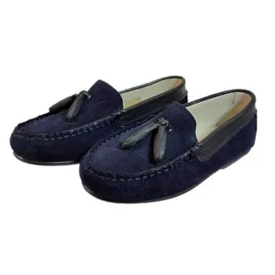 Mocasin serraje marino borlas