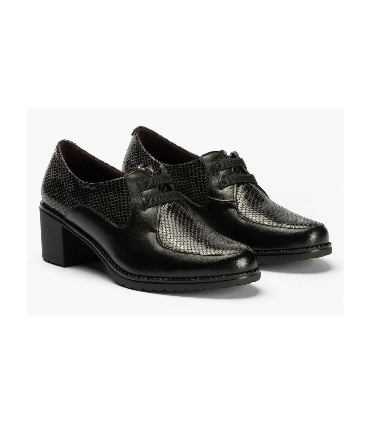Mocasín de confort con tacón
