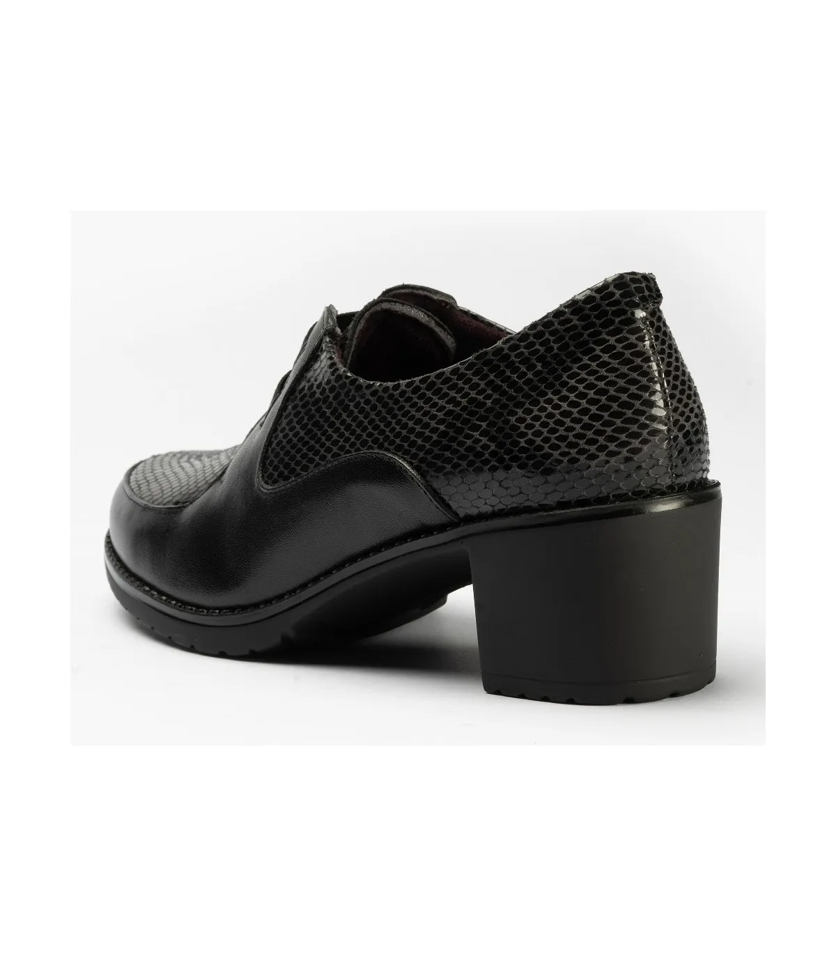 Mocasín de confort con tacón
